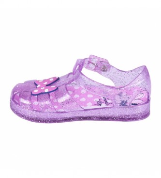 Disney Lilac Glitter Sandals