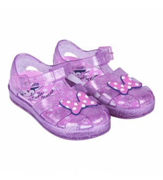 Disney Lilla glitter sandaler