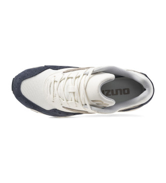 Mizuno Chaussures en cuir Contender S blanc, bleu