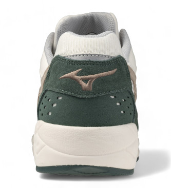 Mizuno Sapatilhas de couro Contender S brancas, verdes