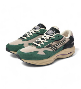 Mizuno Baskets en cuir Wave Rider Beta multicolore