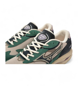 Mizuno Sneaker Wave Rider Beta in pelle multicolore