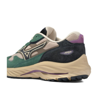 Mizuno Leather trainers Wave Rider Beta multicolour