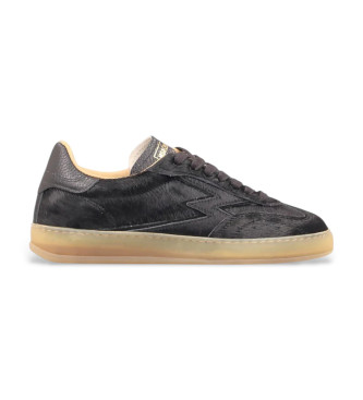 MOA Concept Skórzane sneakersy klubowe czarne