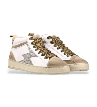 MOA Concept Iconic Mid Leder Turnschuhe wei