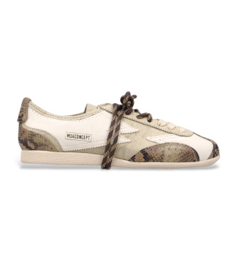 MOA Concept Zapatillas de Piel Ikigai beige