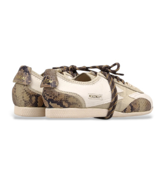 MOA Concept Zapatillas de Piel Ikigai beige