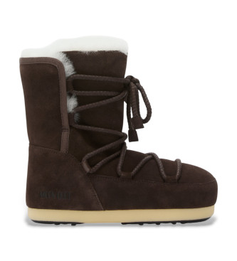 Moon Boot Botas de Piel Evx marrn