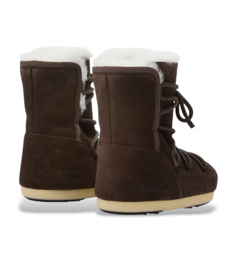 Moon Boot Botas de Piel Evx marrn