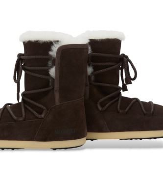 Moon Boot Botas de Piel Evx marrn