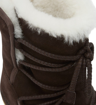 Moon Boot Botas de Piel Evx marrn