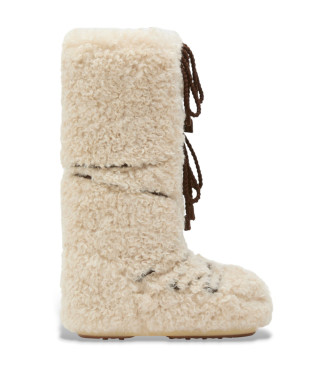 Moon Boot Icon Curly Extra Beige Boots
