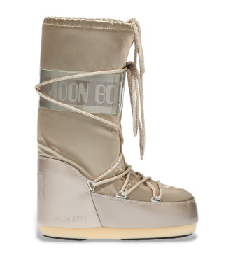 Moon Boot Brązowe buty Icon Glance