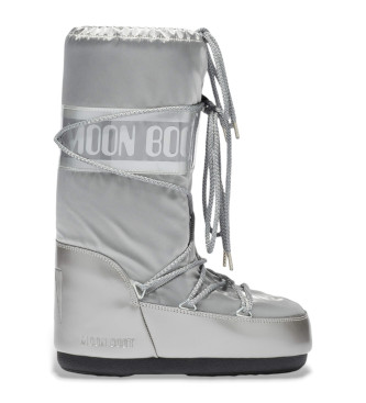 Moon Boot Silver Icon Glance Boots