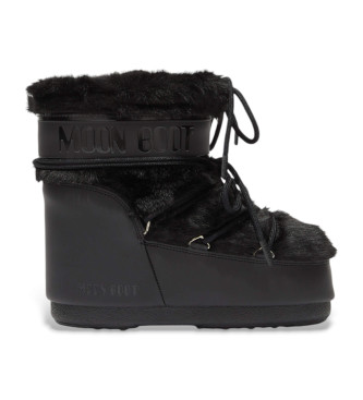 Moon Boot Botas Icon Low Faux pretas