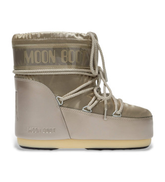 Moon Boot Brązowe buty Icon Low Glance