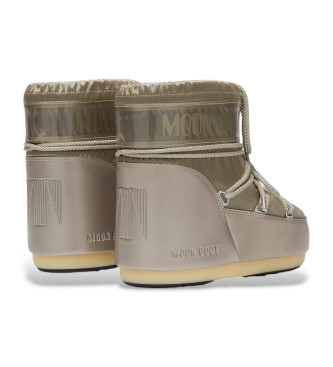 Moon Boot Brązowe buty Icon Low Glance