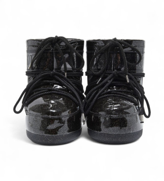 Moon Boot Botas Icon Low Glitter negro