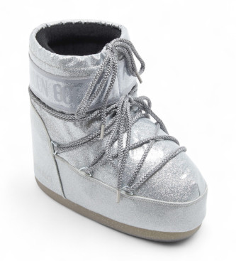 Moon Boot Botas de cano baixo com brilhantes Silver Icon