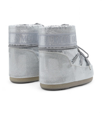 Moon Boot Botas de cano baixo com brilhantes Silver Icon