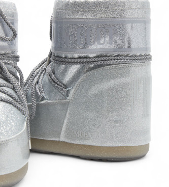 Moon Boot Botas de cano baixo com brilhantes Silver Icon