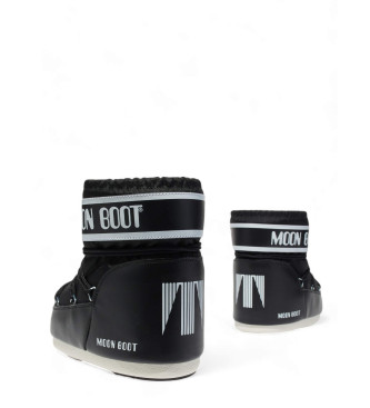 Moon Boot Nylonowe buty Icon Low czarne