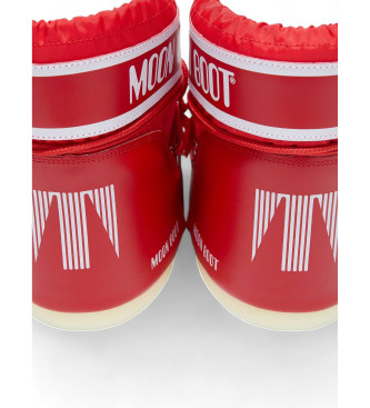 Moon Boot Botas Icon Low Nylon rojo