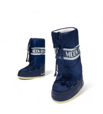 Moon Boot Nylonowe buty Icon w kolorze niebieskim