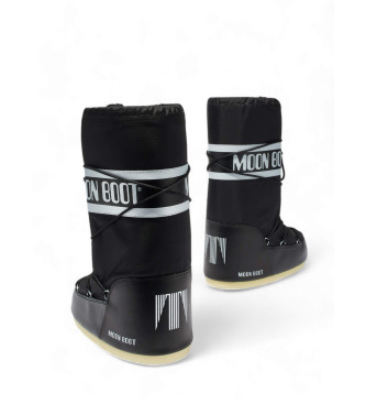 Moon Boot Nylonowe buty Icon czarne