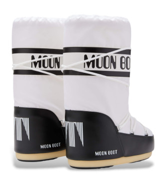 Moon Boot Nylonowe buty Icon czarne, białe