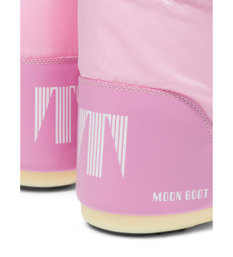 Moon Boot Botas Icon Nylon rosa