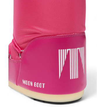 Moon Boot Bottes Icon en nylon rose