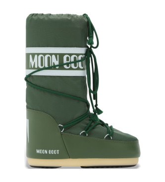 Moon Boot Stivali Icon in nylon verde