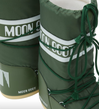 Moon Boot Stivali Icon in nylon verde
