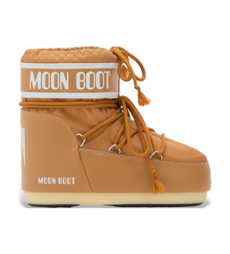 Moon Boot Icon Niedrige Nylon-Stiefeletten braun