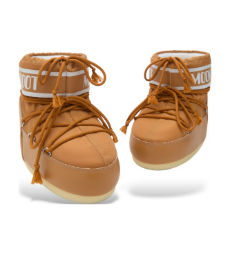 Moon Boot Icon Niedrige Nylon-Stiefeletten braun