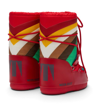 Moon Boot Botas Icon Dino rojo