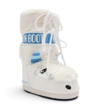 Moon Boot Buty Icon Little Yeti białe