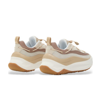 Moon Boot Zapatillas de Piel Moon247 Xlace beige