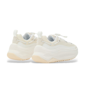 Moon Boot Zapatillas de Piel Moon247 Xlace blanco