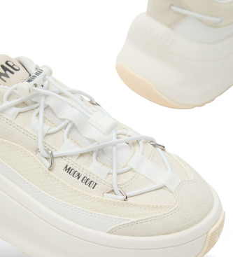 Moon Boot Zapatillas de Piel Moon247 Xlace blanco
