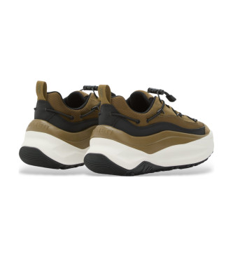 Moon Boot Zapatillas de Piel Moon247 Xlace verde