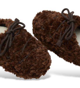 Moon Boot Evx Curly brown clogs