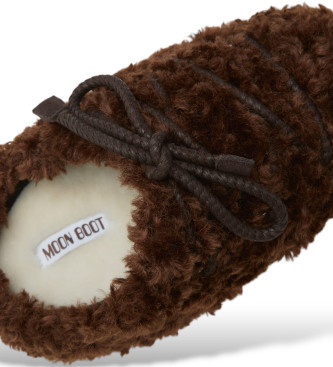 Moon Boot Evx Curly brown clogs