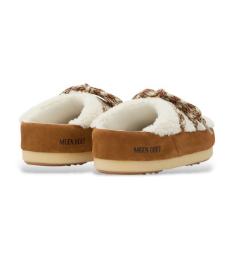 Moon Boot Evx Shearling brown clogs