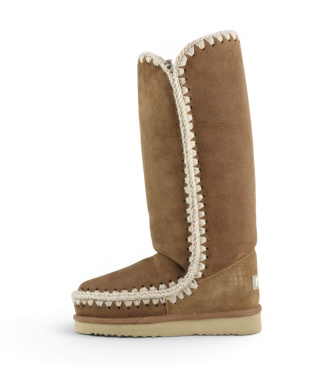 Mou Botas de Couro Eskimo 40 marrom