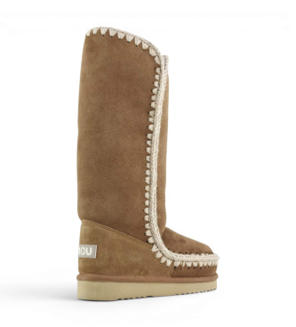 Mou Botas de Couro Eskimo 40 marrom