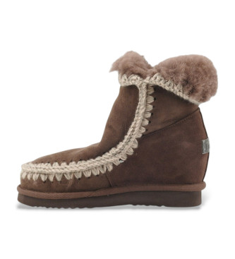 Mou Eskimo inner wedge lderstvlar brun