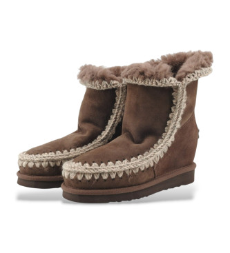 Mou Eskimo inner wedge lderstvlar brun