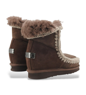 Mou Eskimo inner wedge lderstvlar brun